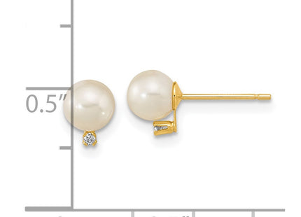 14k Yellow Gold Earrings Style XF620E - Classique Jewelry Inc.