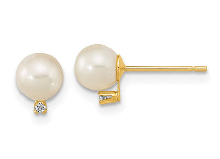 14k Yellow Gold Earrings Style XF620E - Classique Jewelry Inc.