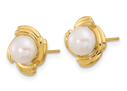 14k Yellow Gold Earrings Style XF626SET - Classique Jewelry Inc.