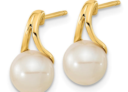14k Yellow Gold Earrings Style XF640E - Classique Jewelry Inc.
