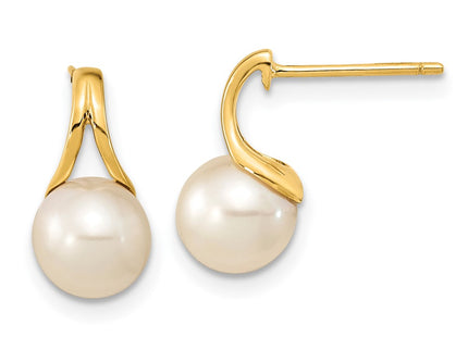 14k Yellow Gold Earrings Style XF640E - Classique Jewelry Inc.