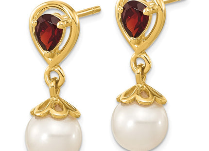 14k Yellow Gold Earrings Style XF643GA - Classique Jewelry Inc.