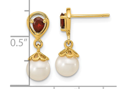 14k Yellow Gold Earrings Style XF643GA - Classique Jewelry Inc.