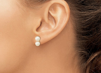 14k Yellow Gold Earrings Style XF648E - Classique Jewelry Inc.