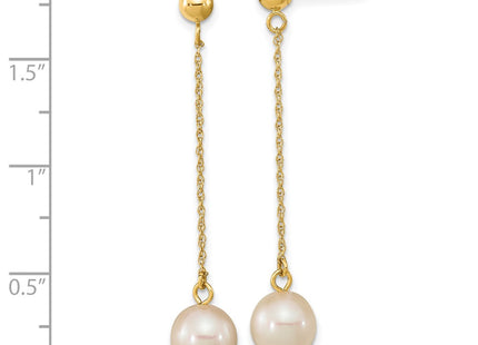14k Yellow Gold Earrings Style XF652E - Classique Jewelry Inc.