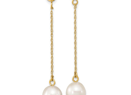 14k Yellow Gold Earrings Style XF652E - Classique Jewelry Inc.