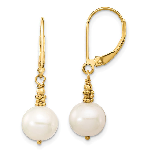 14k Yellow Gold Earrings Style XF654E - Classique Jewelry Inc.