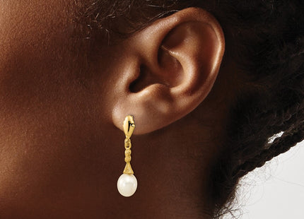 14k Yellow Gold Earrings Style XF675E - Classique Jewelry Inc.