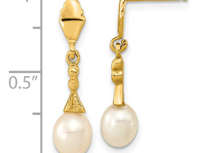 14k Yellow Gold Earrings Style XF675E - Classique Jewelry Inc.