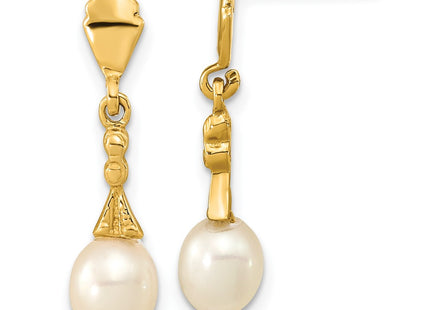 14k Yellow Gold Earrings Style XF675E - Classique Jewelry Inc.