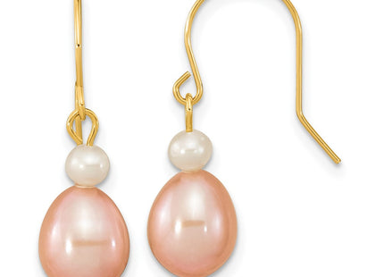 14k Yellow Gold Earrings Style XF679E - Classique Jewelry Inc.