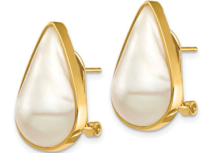 14k Yellow Gold Earrings Style XF684E - Classique Jewelry Inc.