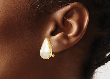 14k Yellow Gold Earrings Style XF684E - Classique Jewelry Inc.