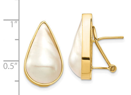 14k Yellow Gold Earrings Style XF684E - Classique Jewelry Inc.
