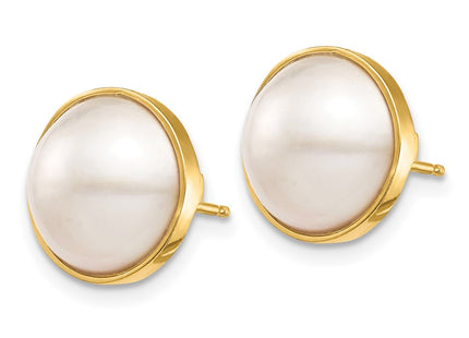 14k Yellow Gold Earrings Style XF685E - Classique Jewelry Inc.
