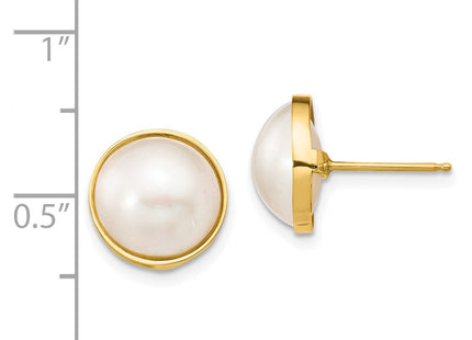 14k Yellow Gold Earrings Style XF685E - Classique Jewelry Inc.
