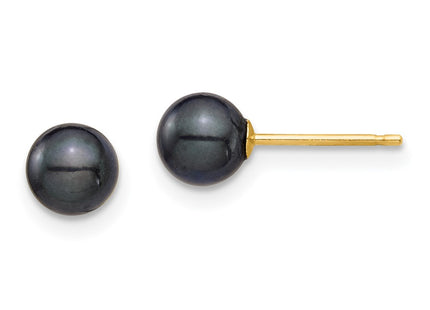 14k Yellow Gold Earrings Style XF689E - Classique Jewelry Inc.