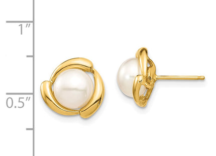 14k Yellow Gold Earrings Style XF694E - Classique Jewelry Inc.