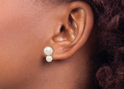 14k Yellow Gold Earrings Style XF698E - Classique Jewelry Inc.