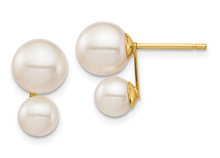14k Yellow Gold Earrings Style XF698E - Classique Jewelry Inc.