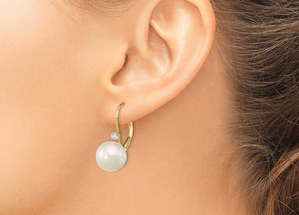 14k Yellow Gold Earrings Style XF699E - Classique Jewelry Inc.