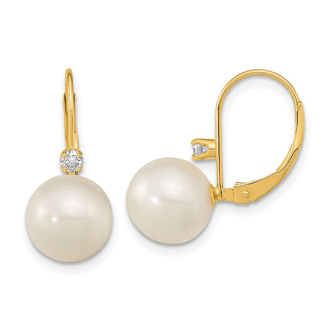 14k Yellow Gold Earrings Style XF699E - Classique Jewelry Inc.
