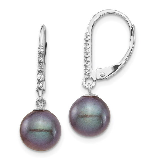 14k White Gold Earrings Style XF700E - Classique Jewelry Inc.