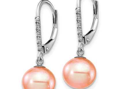 14k White Gold Earrings Style XF702E - Classique Jewelry Inc.