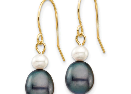 14k Yellow Gold Earrings Style XF705E - Classique Jewelry Inc.