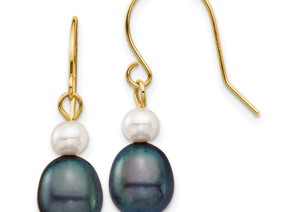 14k Yellow Gold Earrings Style XF705E - Classique Jewelry Inc.