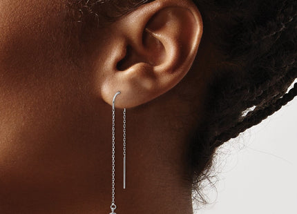 14k White Gold Earrings Style XF706E - Classique Jewelry Inc.