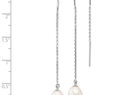 14k White Gold Earrings Style XF707E - Classique Jewelry Inc.