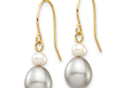 14k Yellow Gold Earrings Style XF709E - Classique Jewelry Inc.