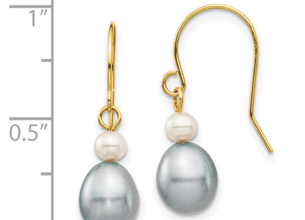 14k Yellow Gold Earrings Style XF709E - Classique Jewelry Inc.