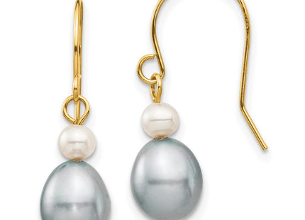 14k Yellow Gold Earrings Style XF709E - Classique Jewelry Inc.