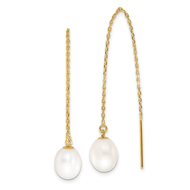 14k Yellow Gold Earrings Style XF711E - Classique Jewelry Inc.
