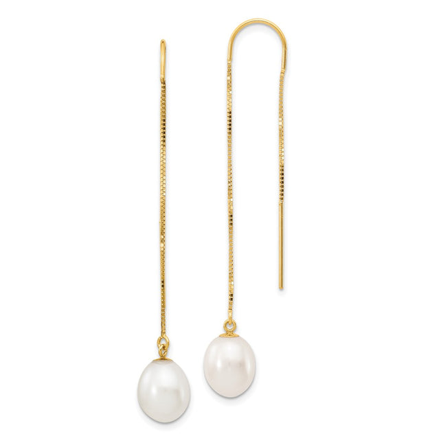 14k Yellow Gold Earrings Style XF712E - Classique Jewelry Inc.