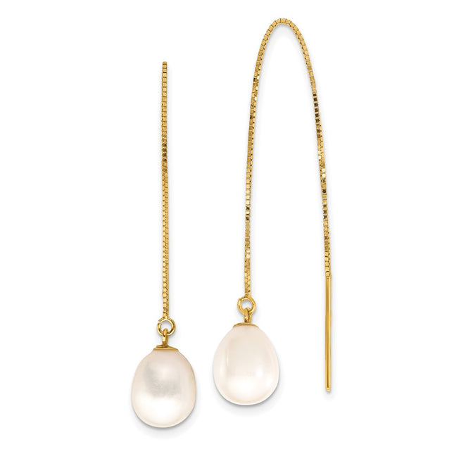 14k Yellow Gold Earrings Style XF713E - Classique Jewelry Inc.
