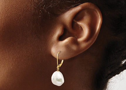 14k Yellow Gold Earrings Style XF714E - Classique Jewelry Inc.