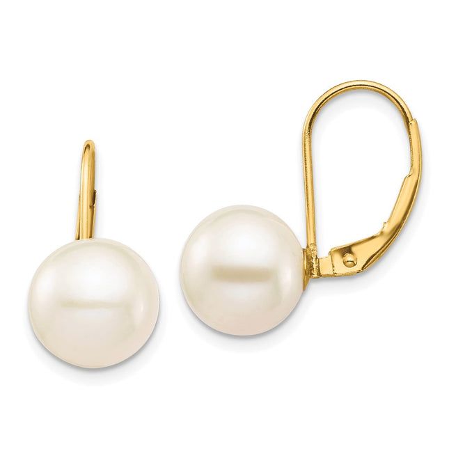 14k Yellow Gold Earrings Style XF717E - Classique Jewelry Inc.