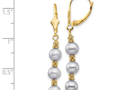 14k Yellow Gold Earrings Style XF718E - Classique Jewelry Inc.