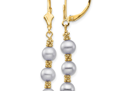 14k Yellow Gold Earrings Style XF718E - Classique Jewelry Inc.