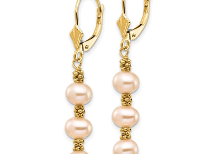 14k Yellow Gold Earrings Style XF719E - Classique Jewelry Inc.