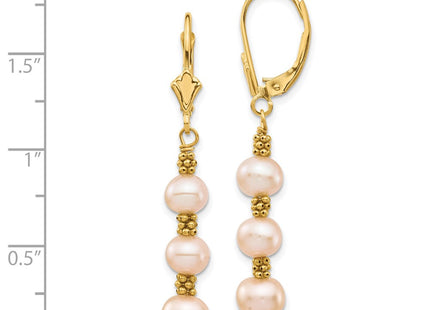 14k Yellow Gold Earrings Style XF719E - Classique Jewelry Inc.