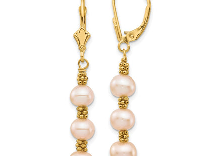 14k Yellow Gold Earrings Style XF719E - Classique Jewelry Inc.