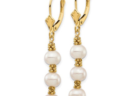 14k Yellow Gold Earrings Style XF720E - Classique Jewelry Inc.