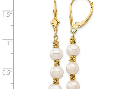 14k Yellow Gold Earrings Style XF720E - Classique Jewelry Inc.