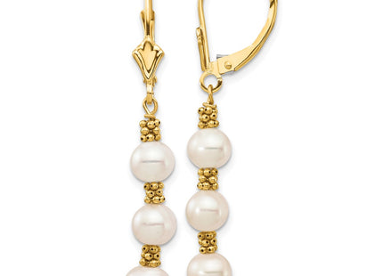 14k Yellow Gold Earrings Style XF720E - Classique Jewelry Inc.