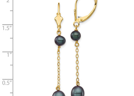 14k Yellow Gold Earrings Style XF721E - Classique Jewelry Inc.