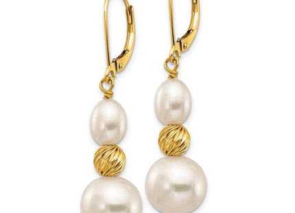 14k Yellow Gold Earrings Style XF723E - Classique Jewelry Inc.